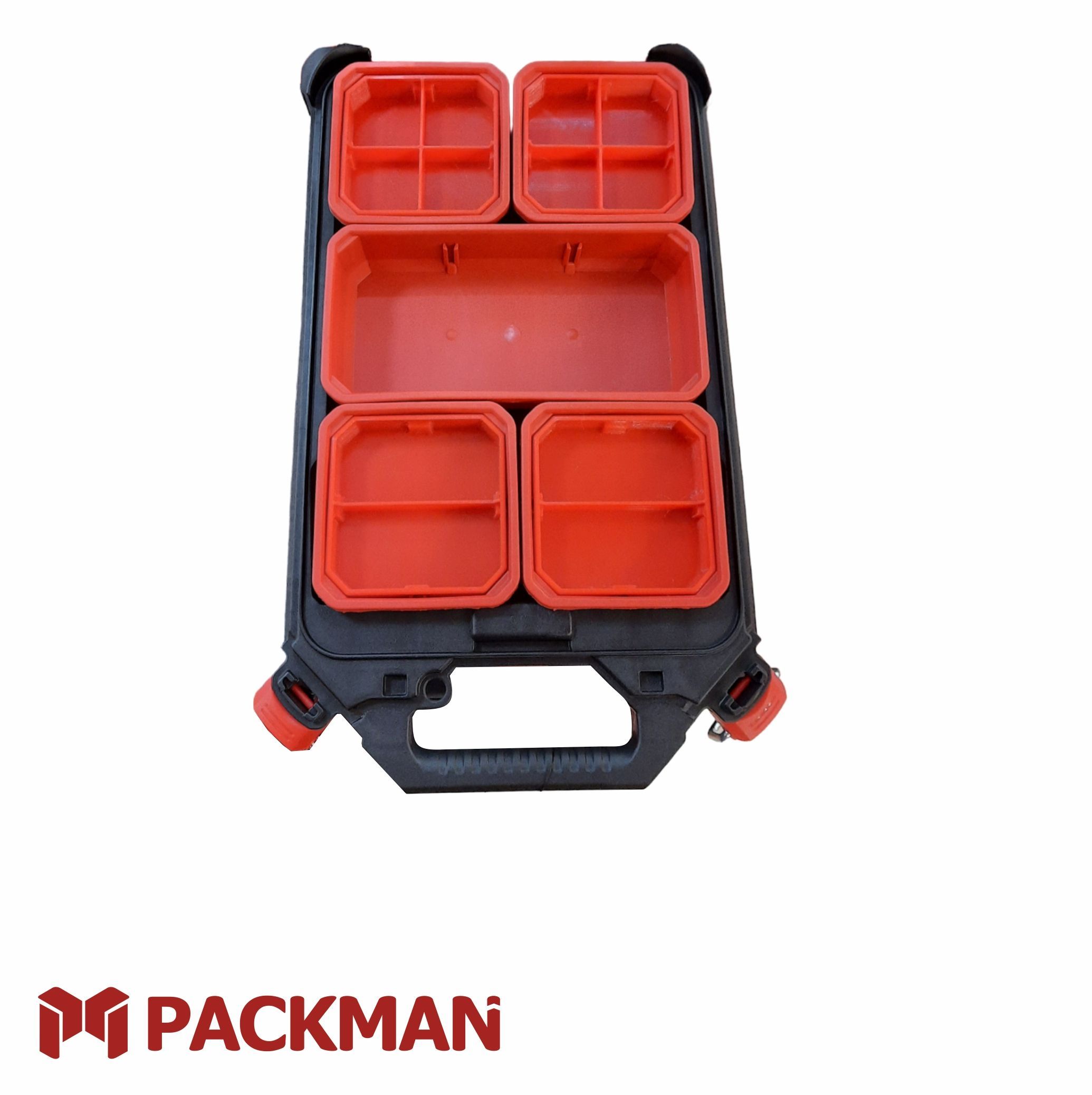 Комплект вкладышей в тонкие органайзеры MILWAUKEE PACKOUT SLIM для хранения НШВИ и мелкой расходки SET6