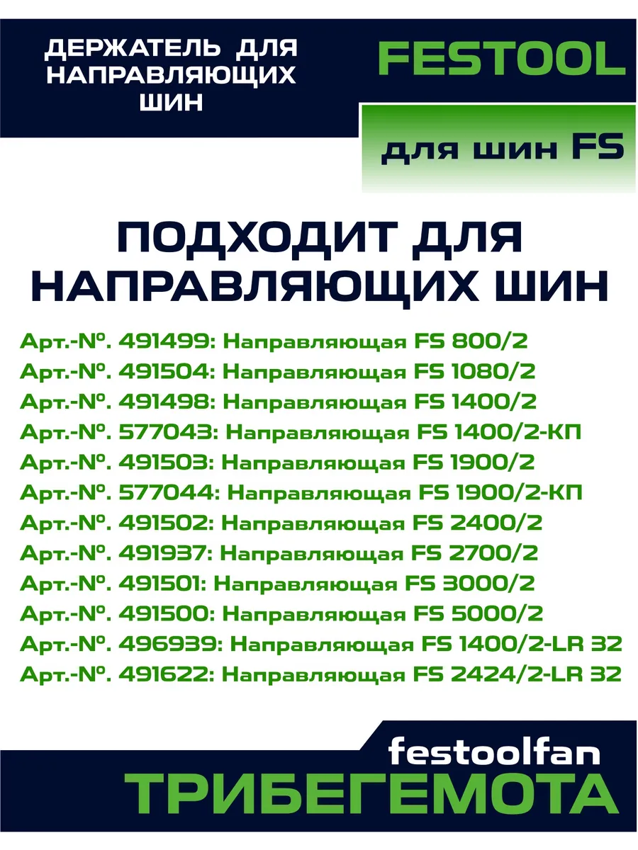 Настенный держатель для шин Festool FS