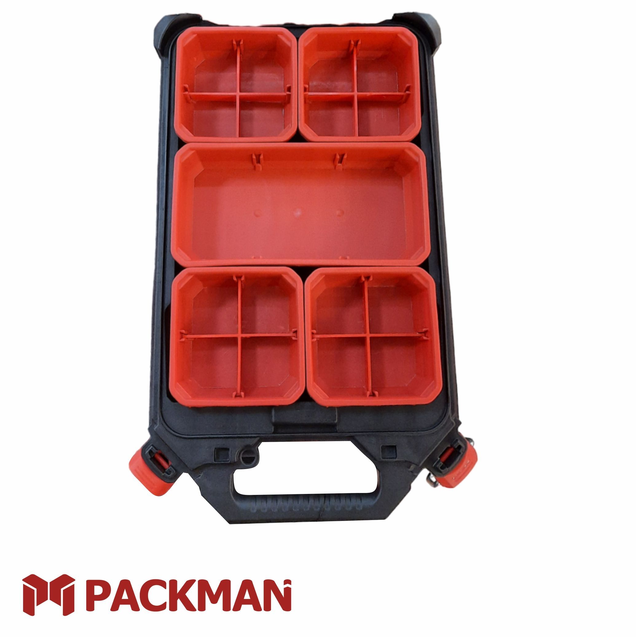 Комплект вкладышей в тонкие органайзеры MILWAUKEE PACKOUT SLIM для хранения НШВИ и мелкой расходки SET6