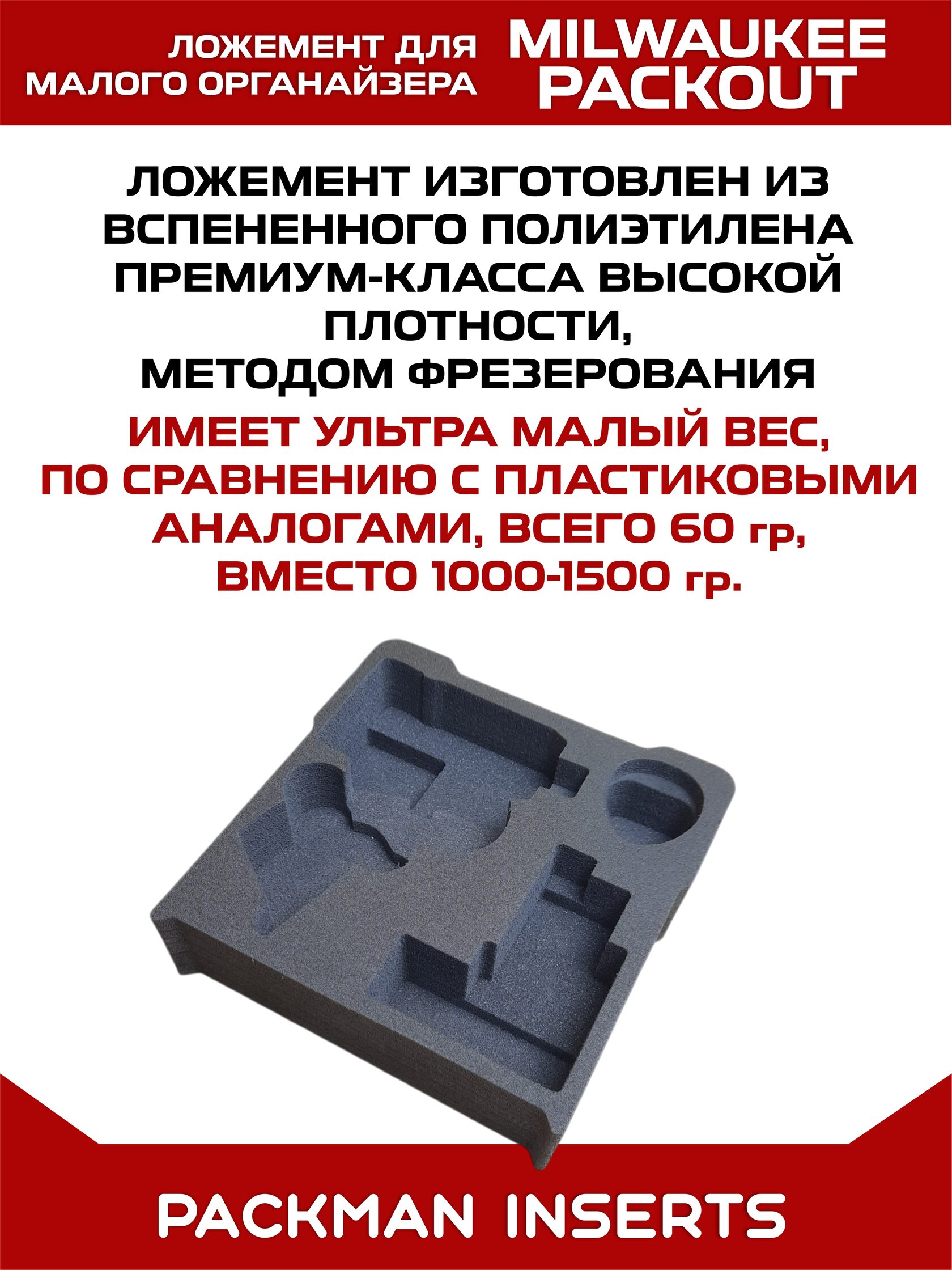 Ложемент для винтоверта MILWAUKEE M12 FUEL FID2