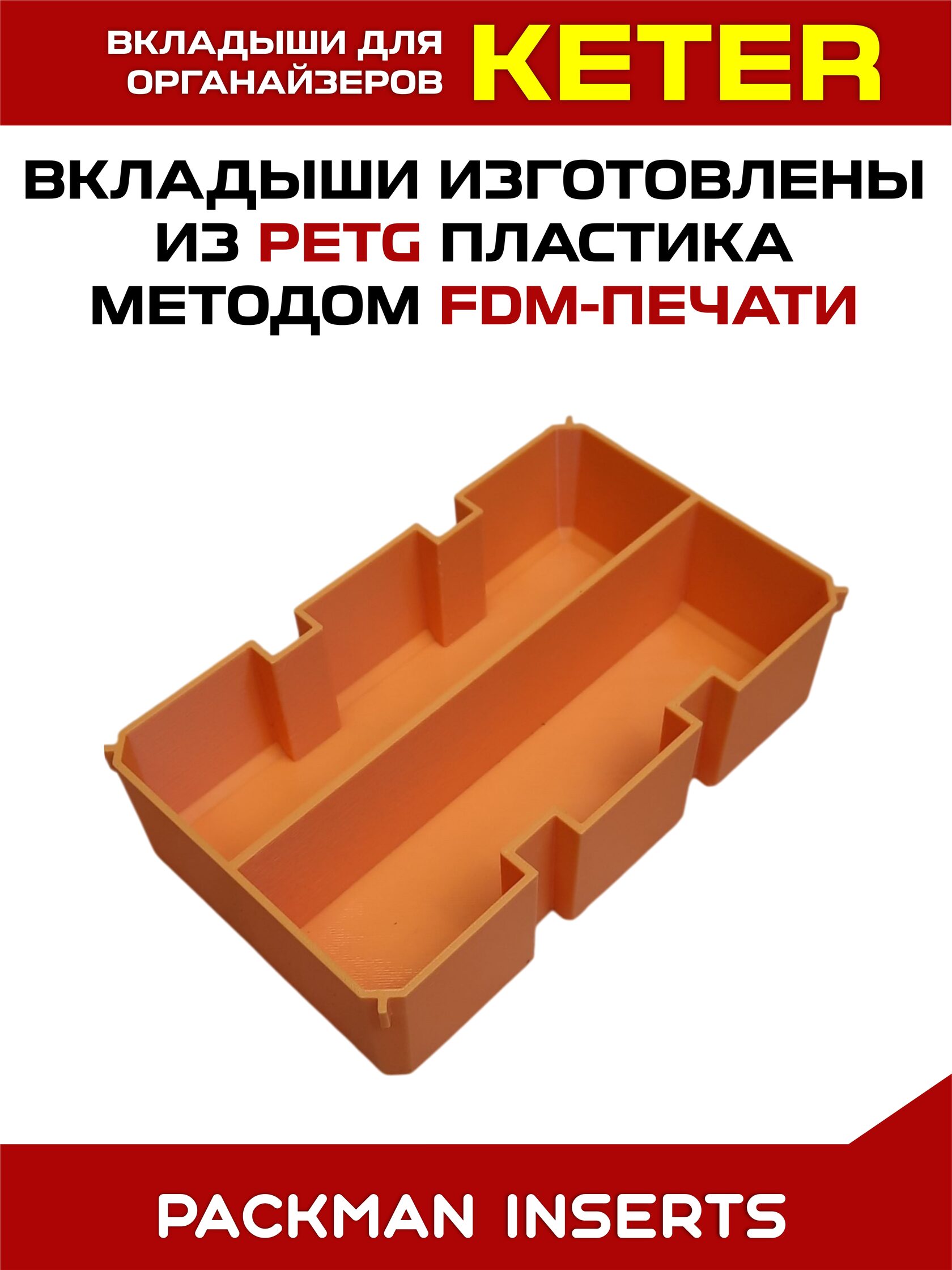Комплект вкладышей для органайзера KETER