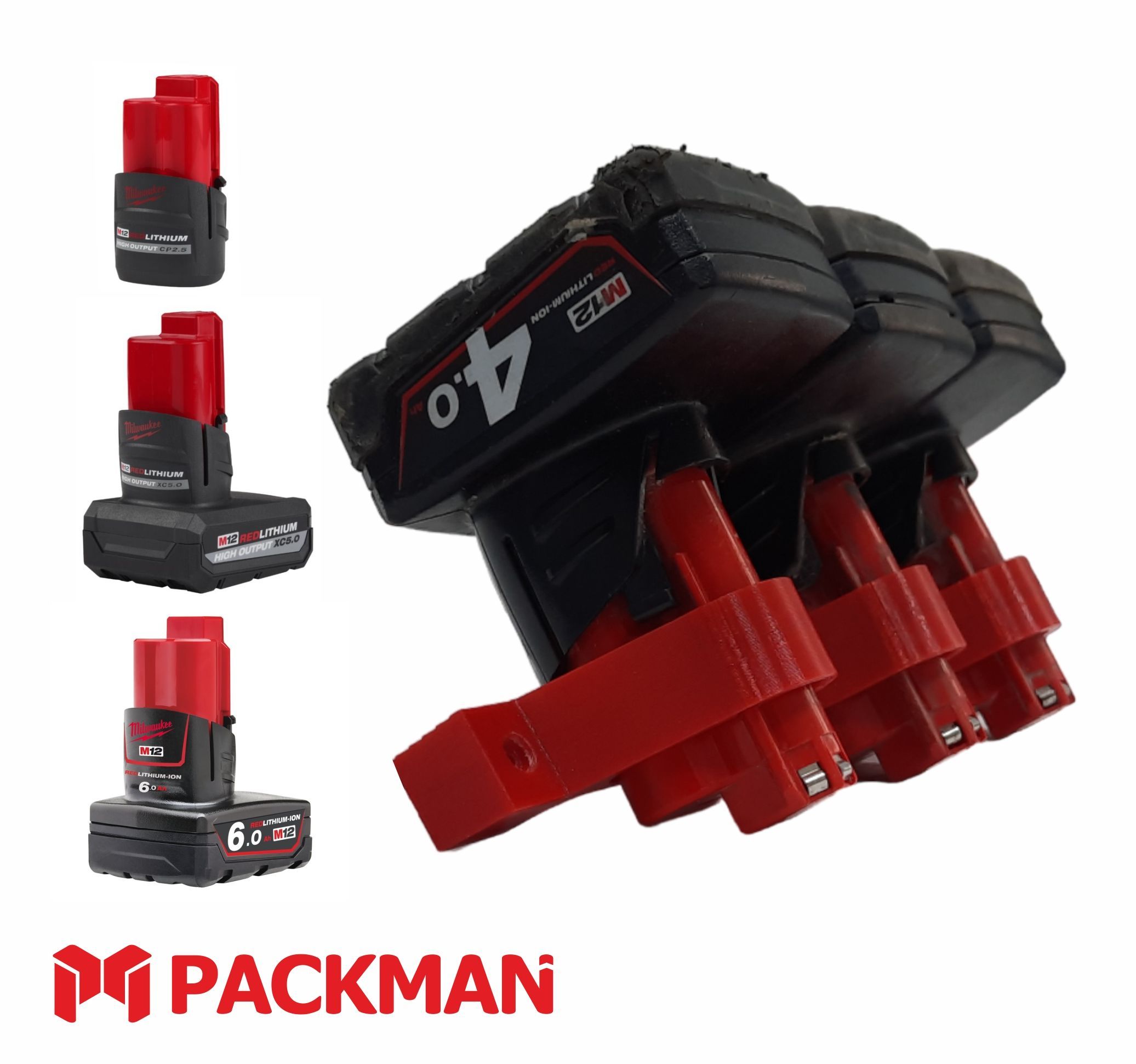Держатель аккумуляторов MILWAUKEE M12