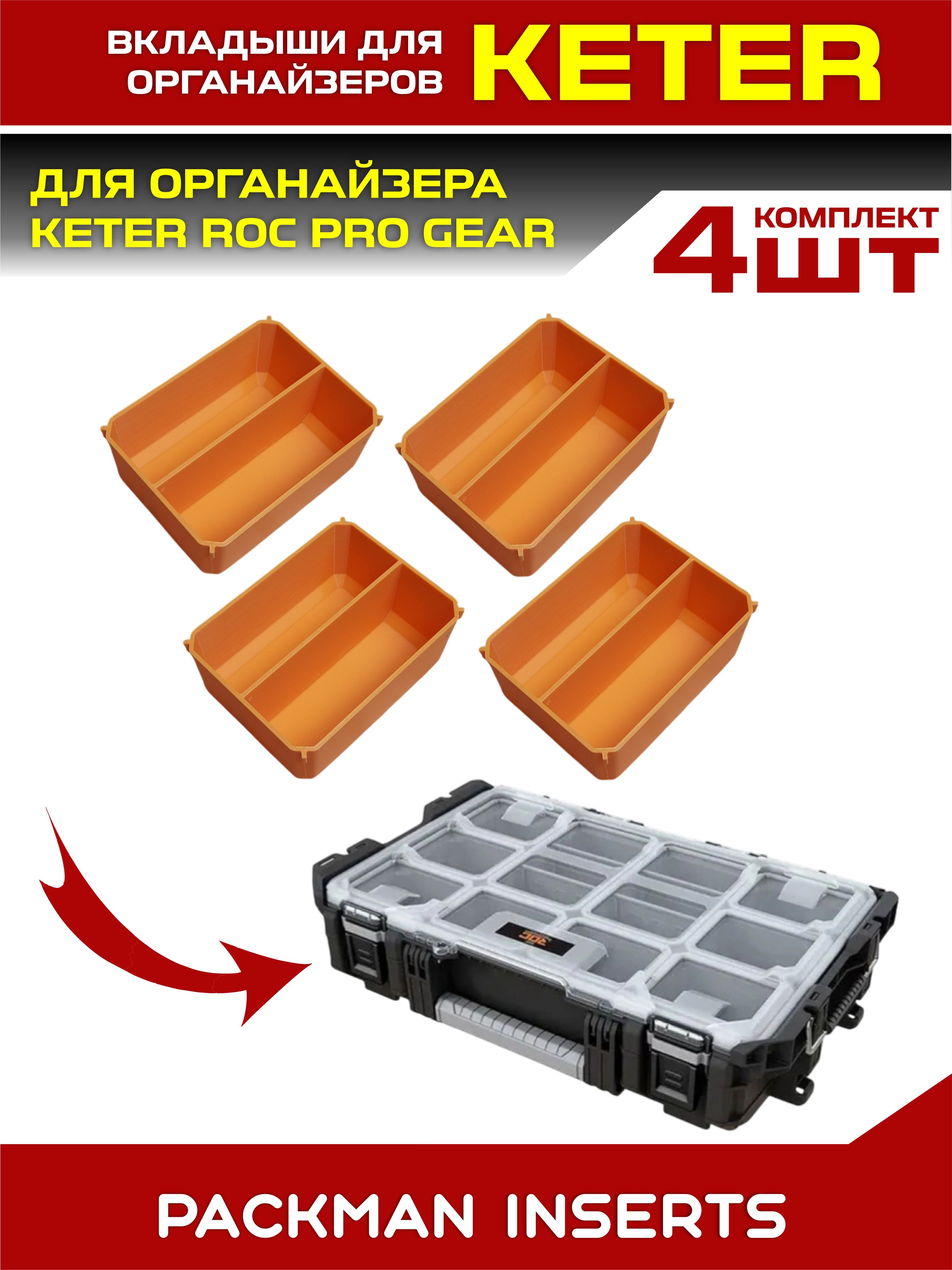 set#7 Комплект вкладышей для органайзера KETER