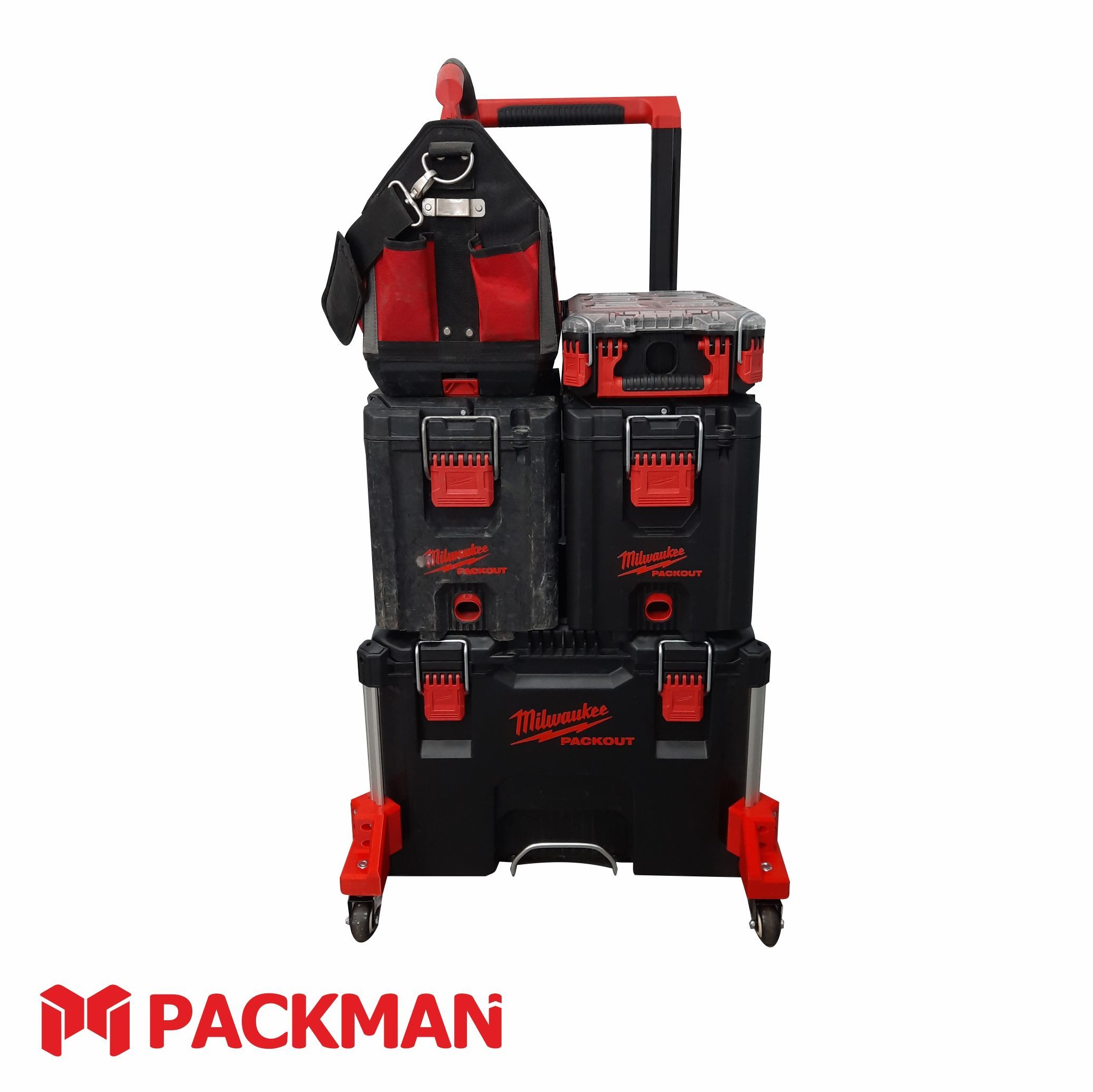 Комплект колес на телегу MILWAUKEE PACKOUT (Trolley Box 4932464078)
